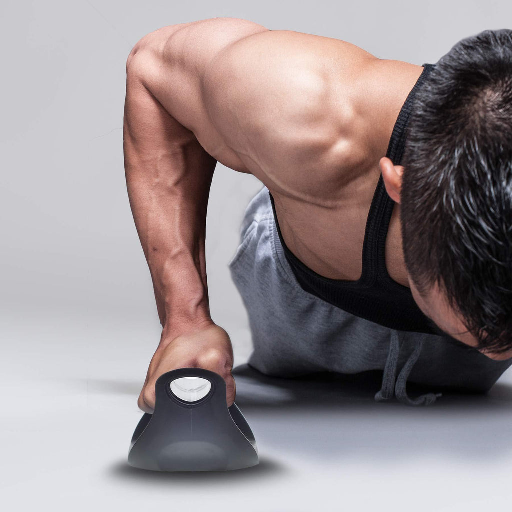 Aduro Sport Push Up Bars Twisting Ball Shaped Stands Perfect Pushups