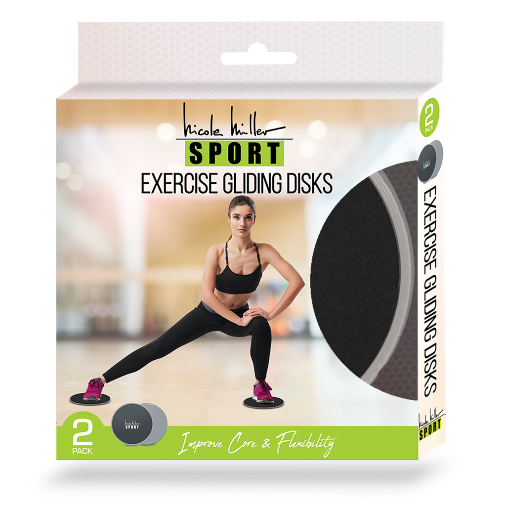 Nicole Miller Sport Exercise Gliding Discs 2 Pack