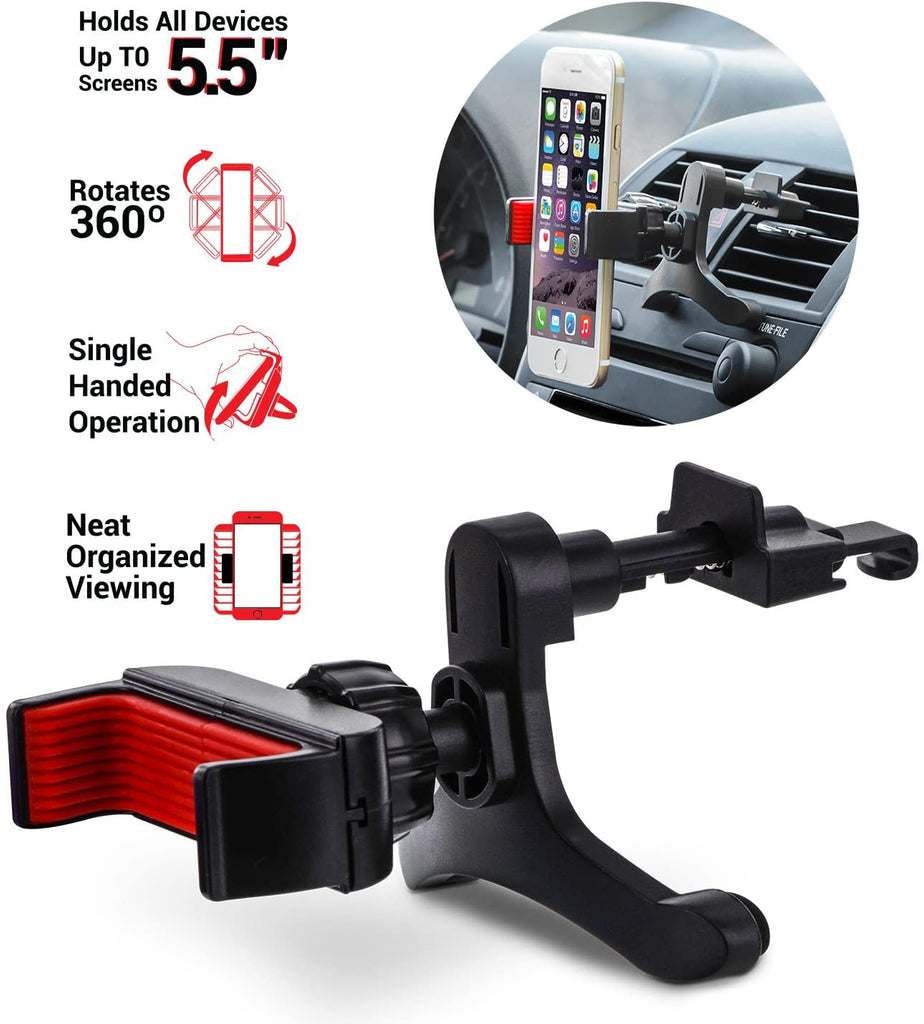 Aduro U-Grip Universal Tri-Grip Car Vent Mount