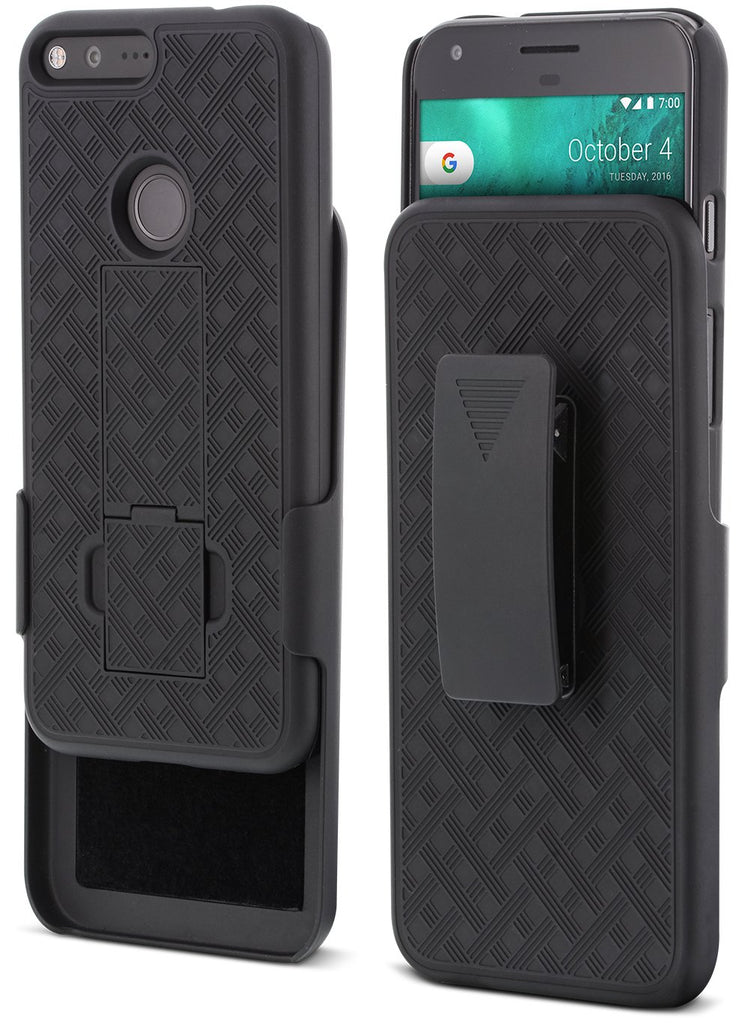 SHELL & HOLSTER COMBO CASE: Google Pixel XL