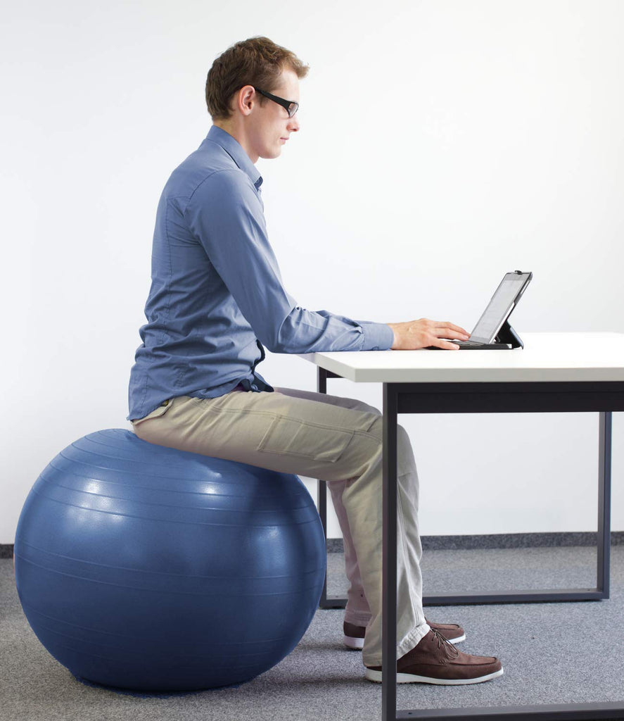 Aduro Sport Yoga Exercise Ball 55/65/75cm Workout Fitness Ball Chair