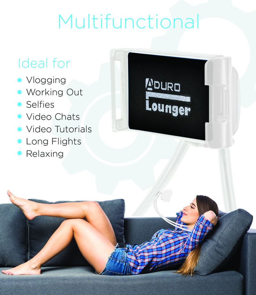 Aduro Lounger Universal Adjustable Gooseneck Mount Phone Holder