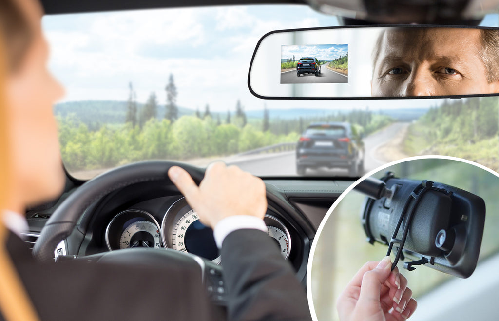 Aduro U-Drive MirrorCam Rear View Mirror Dash Cam Aduro U-Drive MirrorCam Rear View Mirror Dash Cam