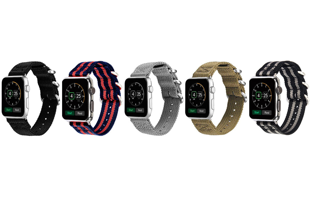 Aduro Nylon Buckle Band for Apple Watch Series 1, 2, 3, & 4 Aduro Nylon Buckle Band for Apple Watch Series 1, 2, 3, & 4