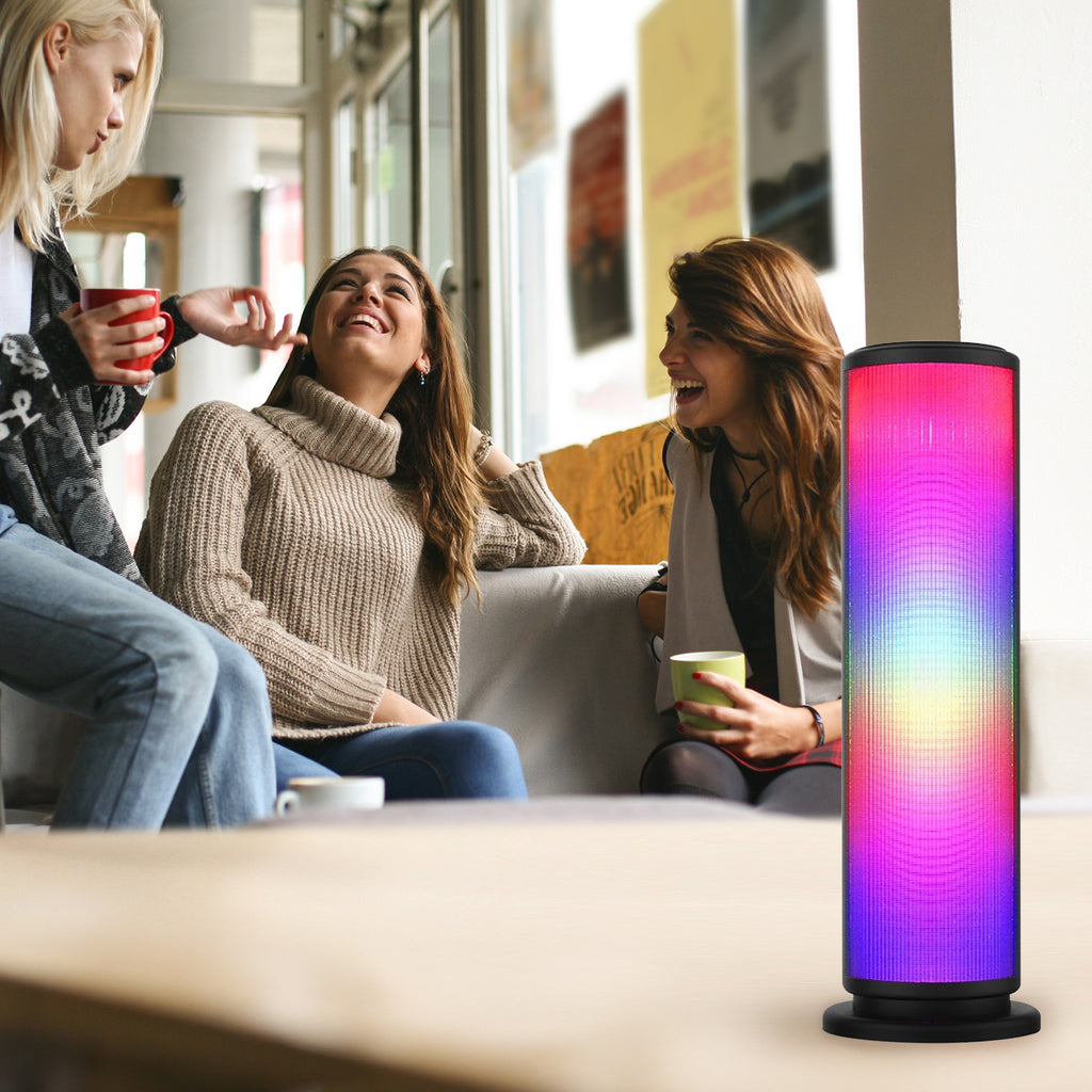 Amplify Monolith LED Light Up Tower Party Wireless Speaker Black