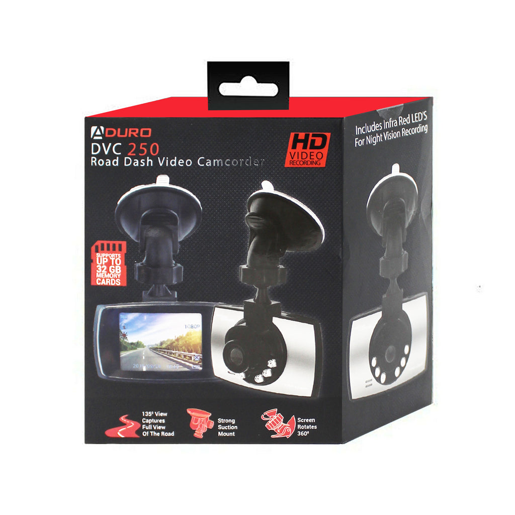 Aduro U-Drive Steel HD DVR Dash Camera