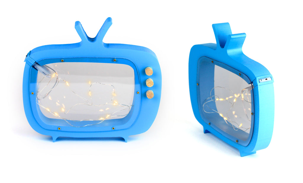 Hearth & Haven Decorative Wooden Table Night Light for Kids