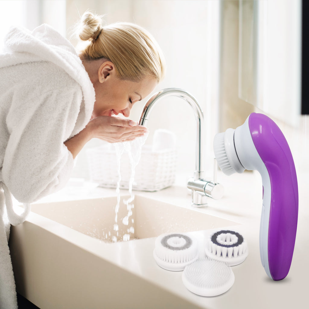 Olivia Rose Electric Facial Cleansing System Blue