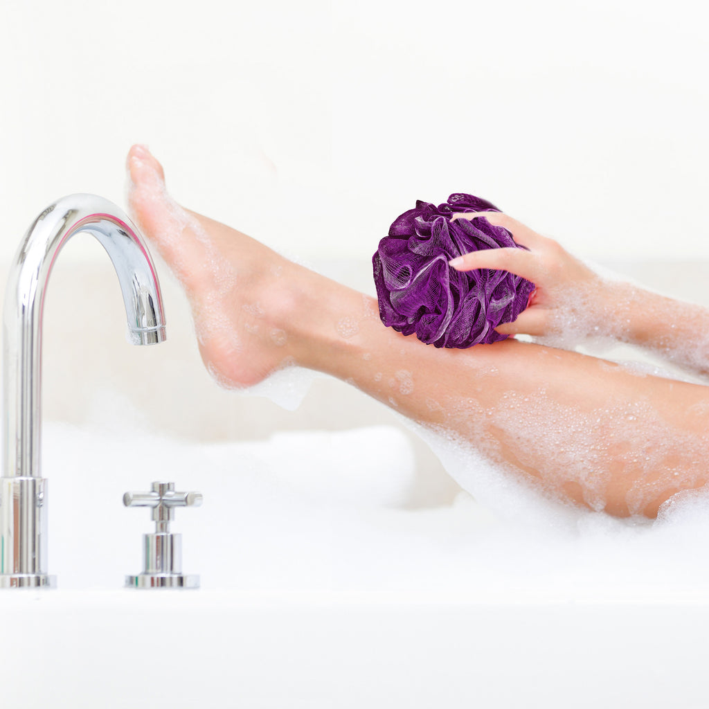 Olivia Rose 3 Pack Shower Loofa Bag