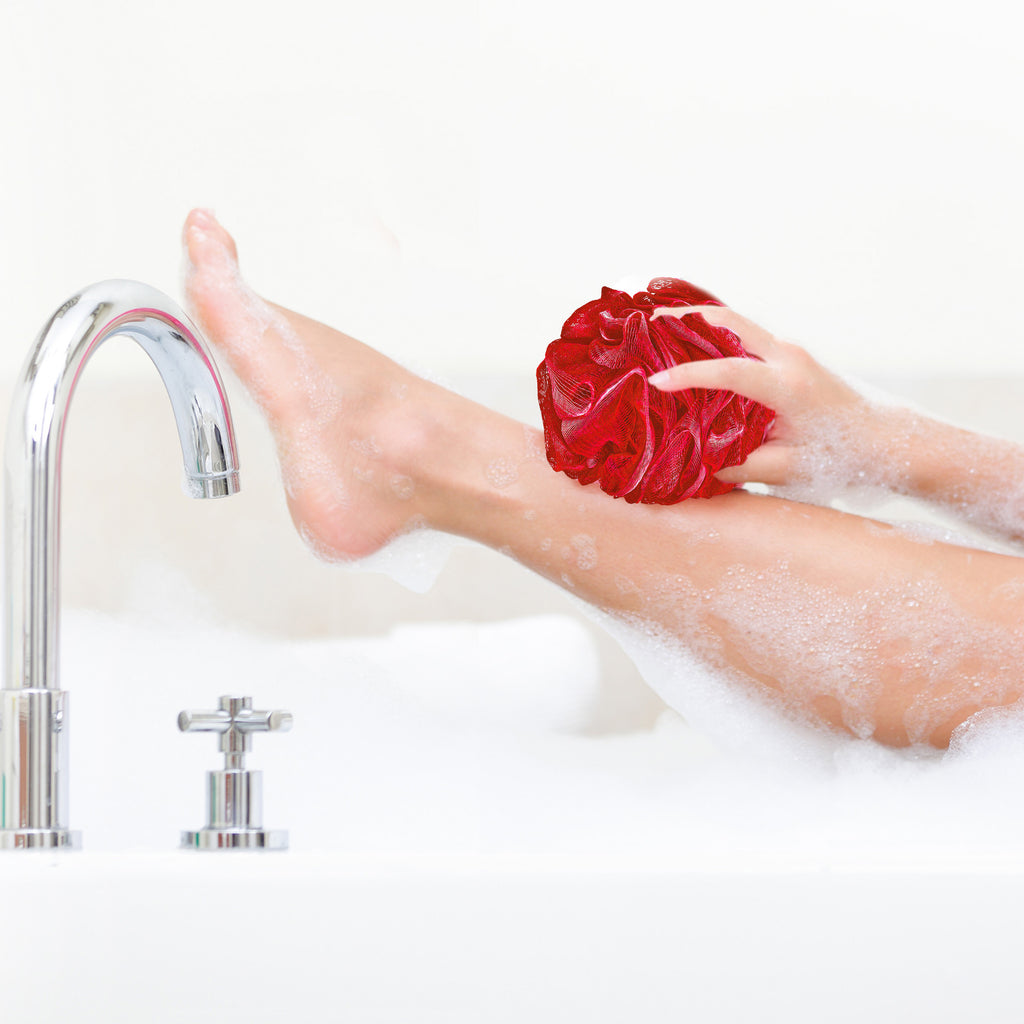 Olivia Rose 3 Pack Shower Loofa Bag