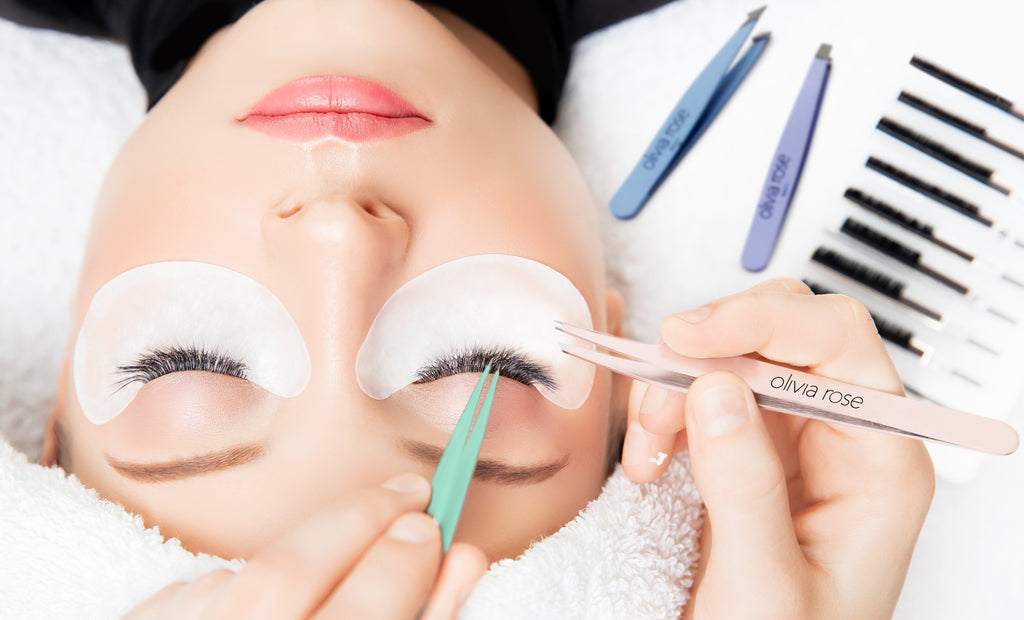 Light Blue, Lavender, Green, Pink