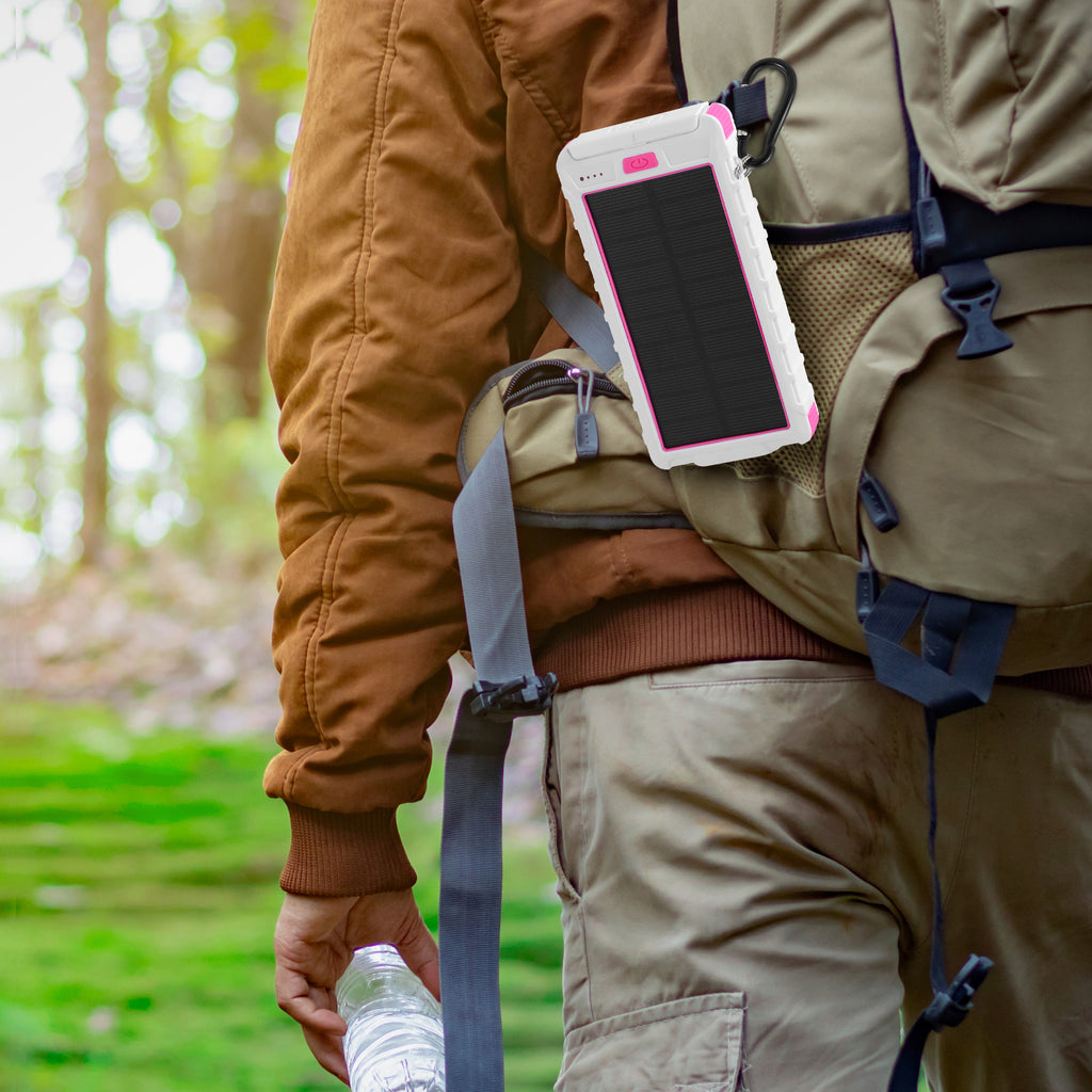 PowerUp Solar 10,000mAh Dual USB Backup Battery