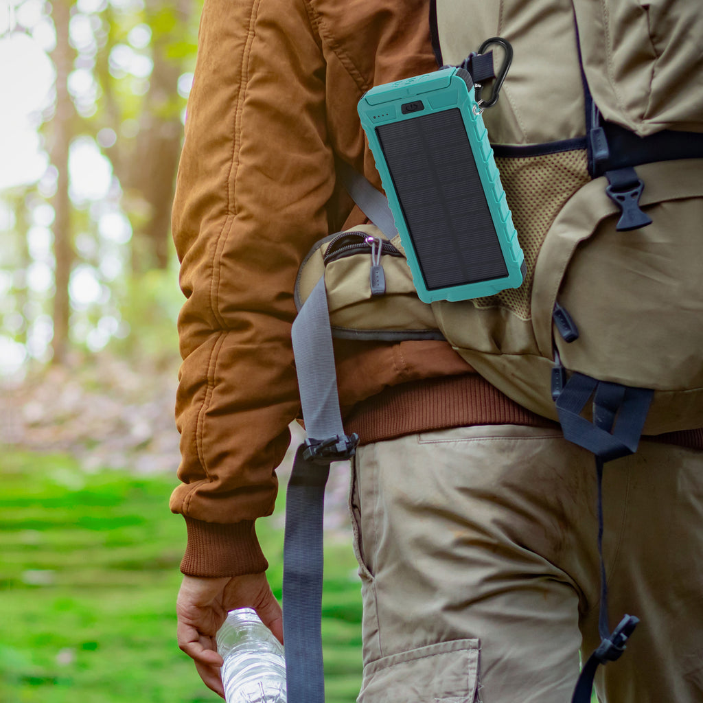 PowerUp Solar 10,000mAh Dual USB Backup Battery