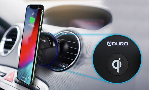 Aduro Qi-Certified Wireless Charging Vent Mount