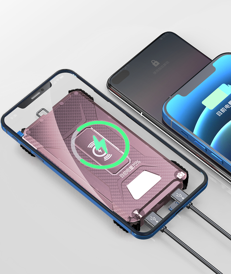 Tech Theory PowerBoost Solar 10,000mAh Qi Wireless Charging Portable Battery