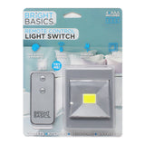 Bright Basics Ultra Bright Wireless Light Switch w/ Remote Control
