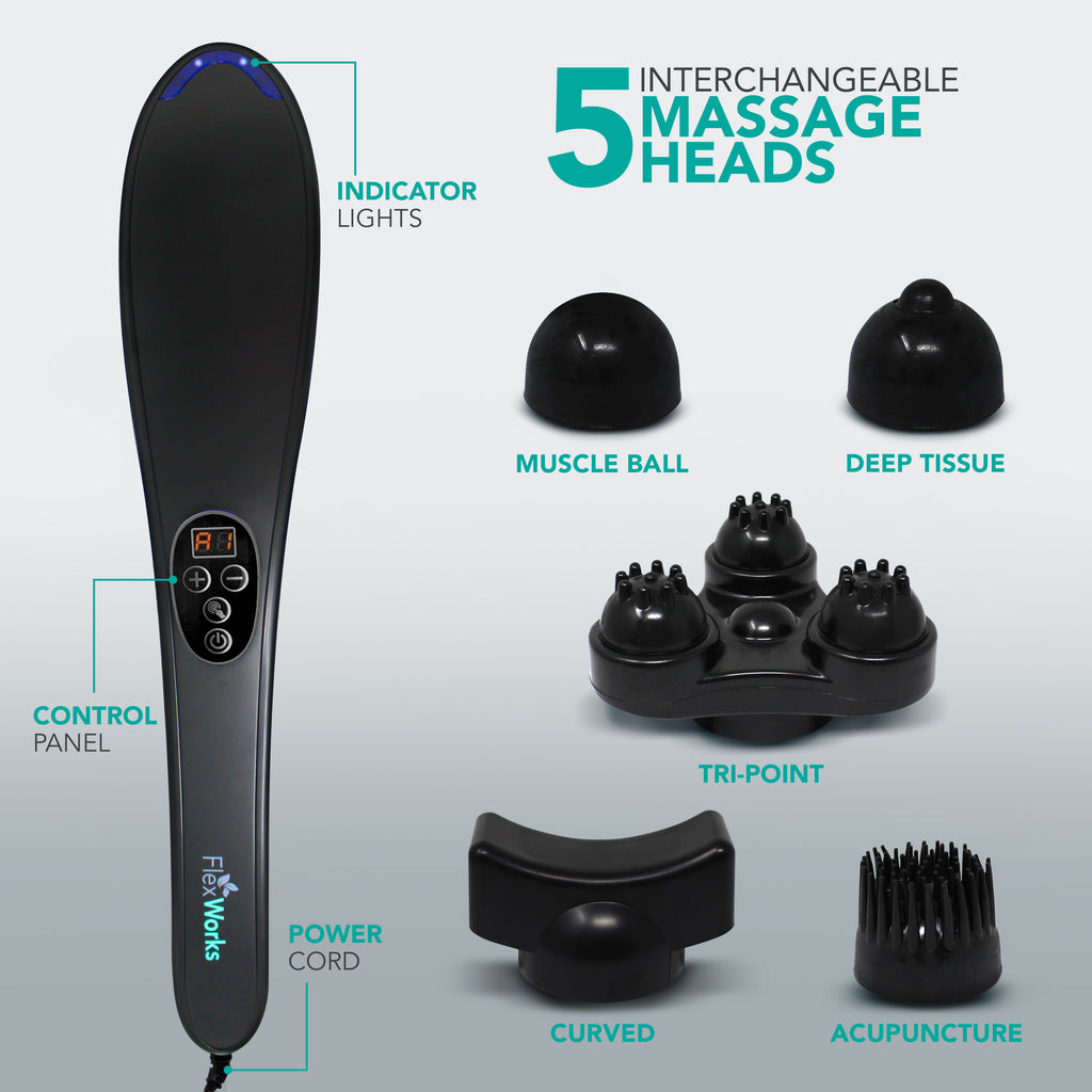 FlexWorks Max Reach Percussion Body Massager