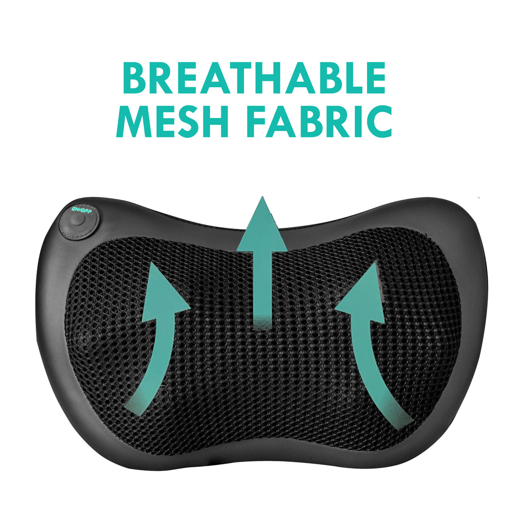 FlexWorks Shiatsu Heated Pillow Massager