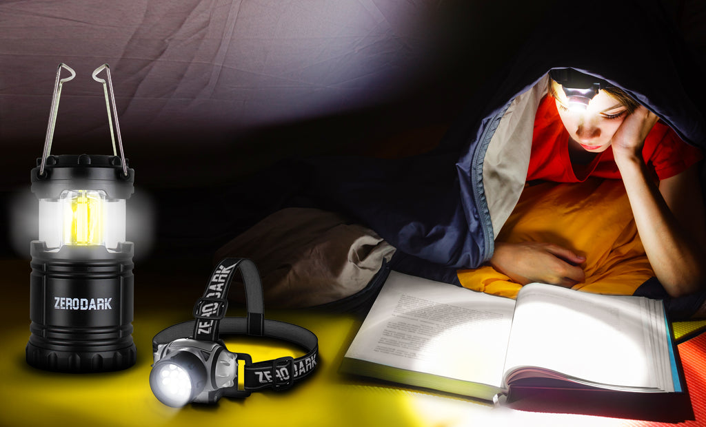 ZeroDark 2 Pc Tactical Set with Lantern & Headlamp