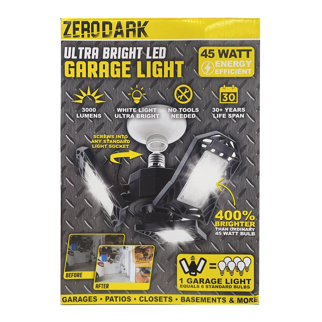 ZeroDark Ultra Bright LED Garage & Outdoor Light