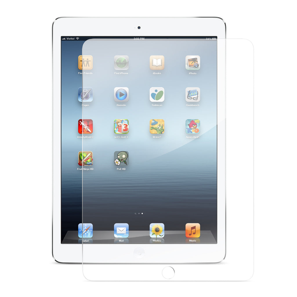 SHATTERGUARDZ Tempered Glass Screen Protector: iPad 2/3/4