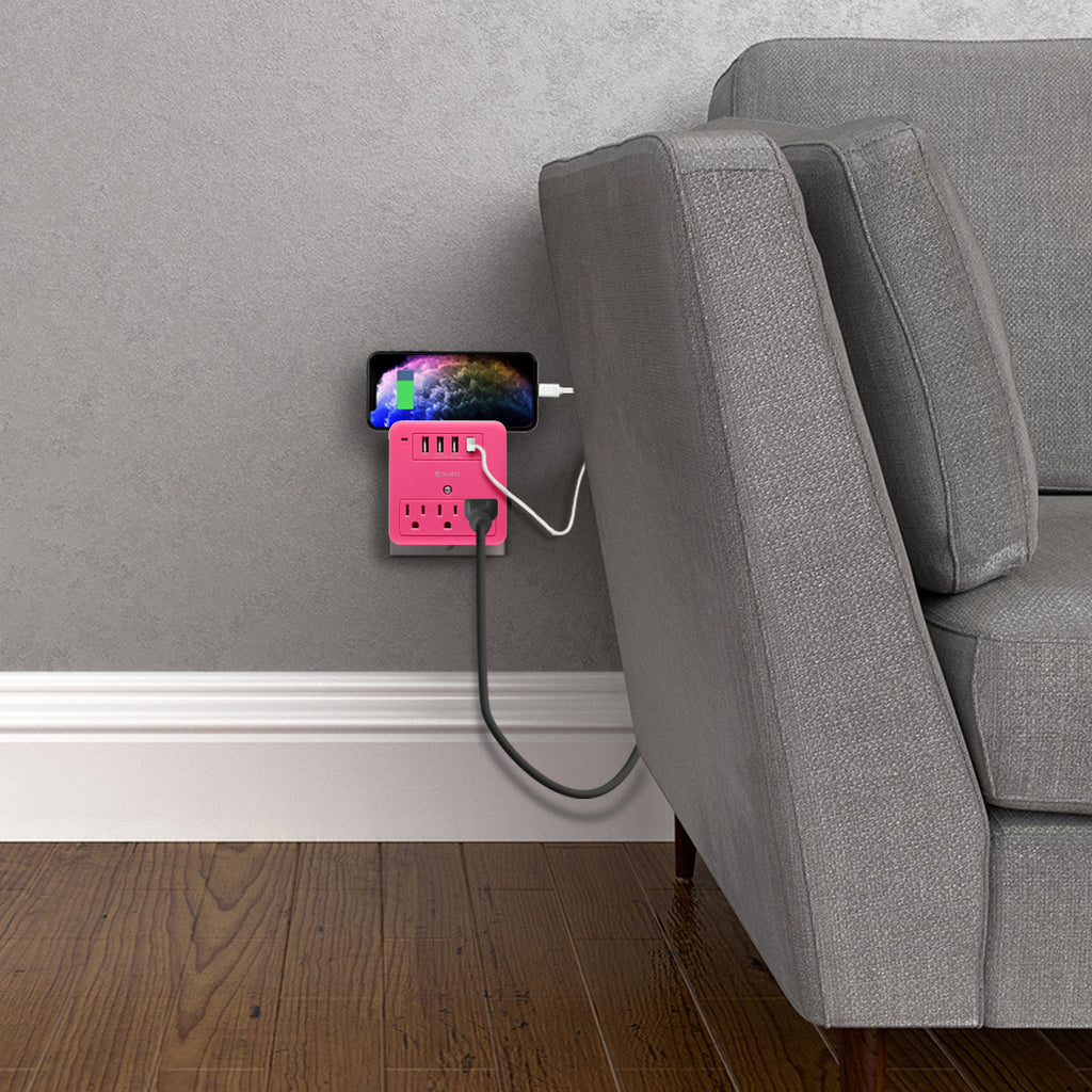 Aduro Surge Multi Charging Station with 3 Outlets & 4 USB Ports Aduro Surge Multi Charging Station with 3 Outlets & 4 USB Ports