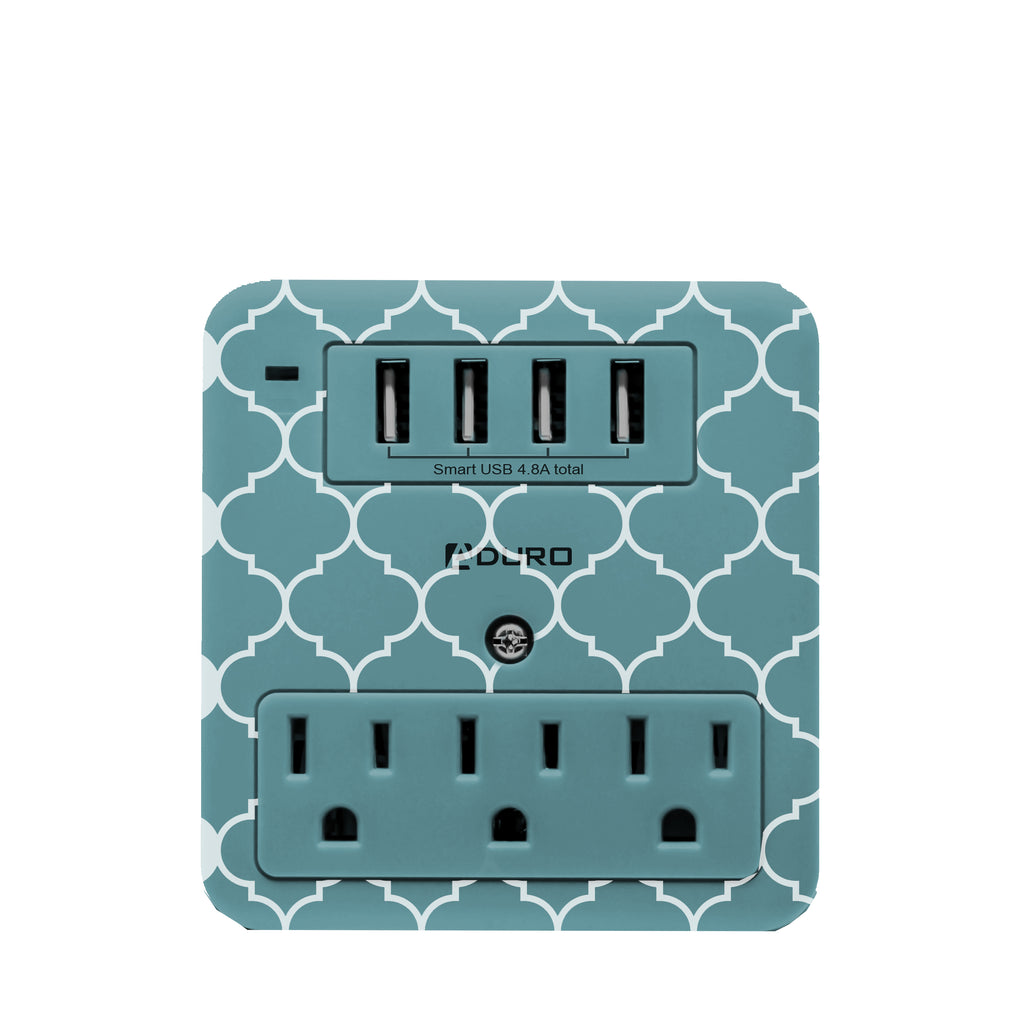 Surge Fashion Series USB Multi Charging Stations with 4 USB Ports