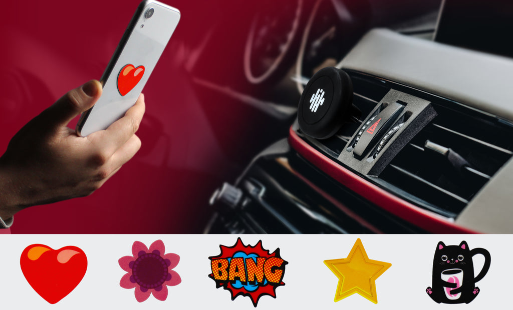 Aduro Phone Flair Designer Magnetic Vent Mount for Mobile Devices Aduro Phone Flair Designer Magnetic Vent Mount for Mobile Devices
