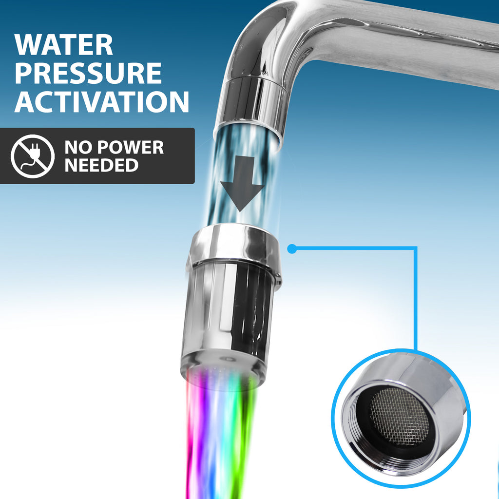 Tech Theory Illuminated Color Changing LED Faucet Head