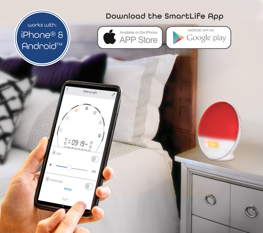 Tech Theory SmartClock Sunrise Simulation Alarm Clock