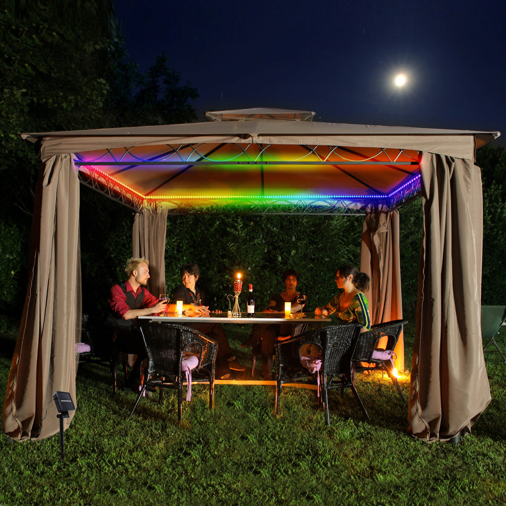 Aduro Solar Powered Outdoor LED Strip Lights