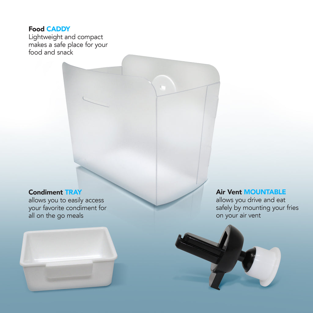 Tech Theory Snack & Go Vent Caddy with Condiment Tray