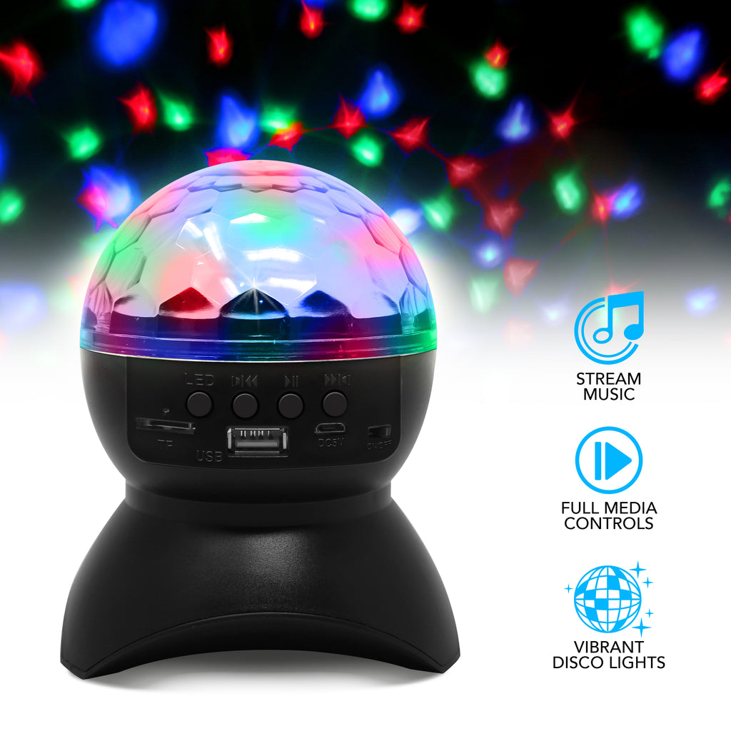 Tech Theory Illuminated Wireless Speaker Color Changing Disco Ball