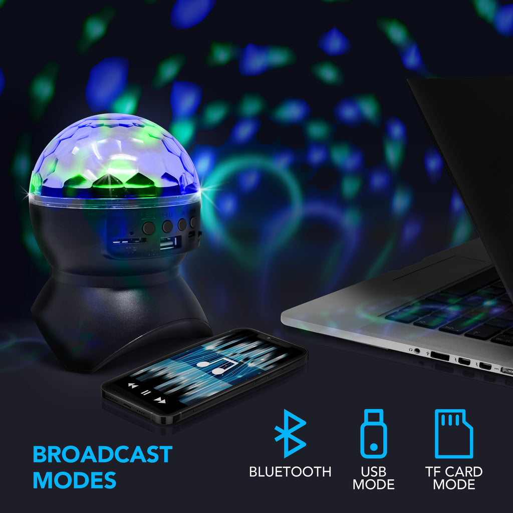 Tech Theory Illuminated Wireless Speaker Color Changing Disco Ball