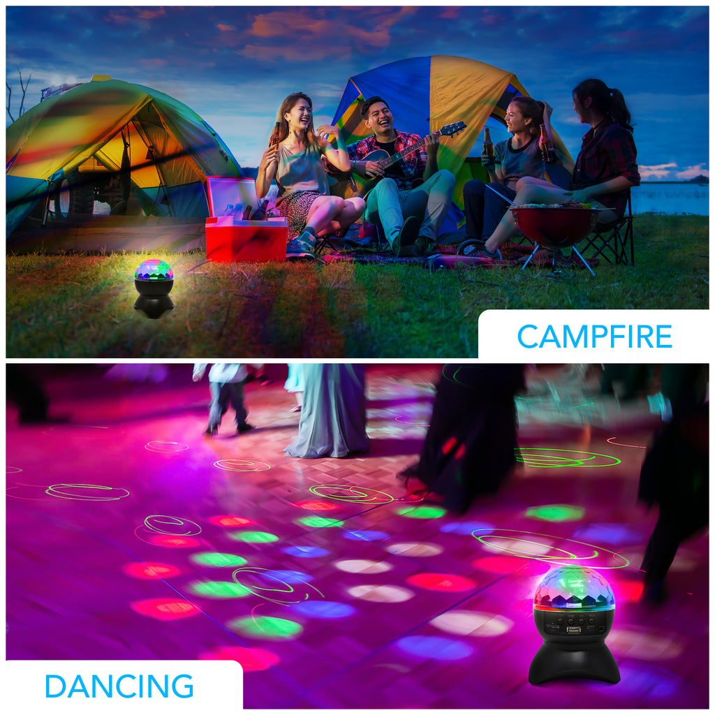 Tech Theory Illuminated Wireless Speaker Color Changing Disco Ball