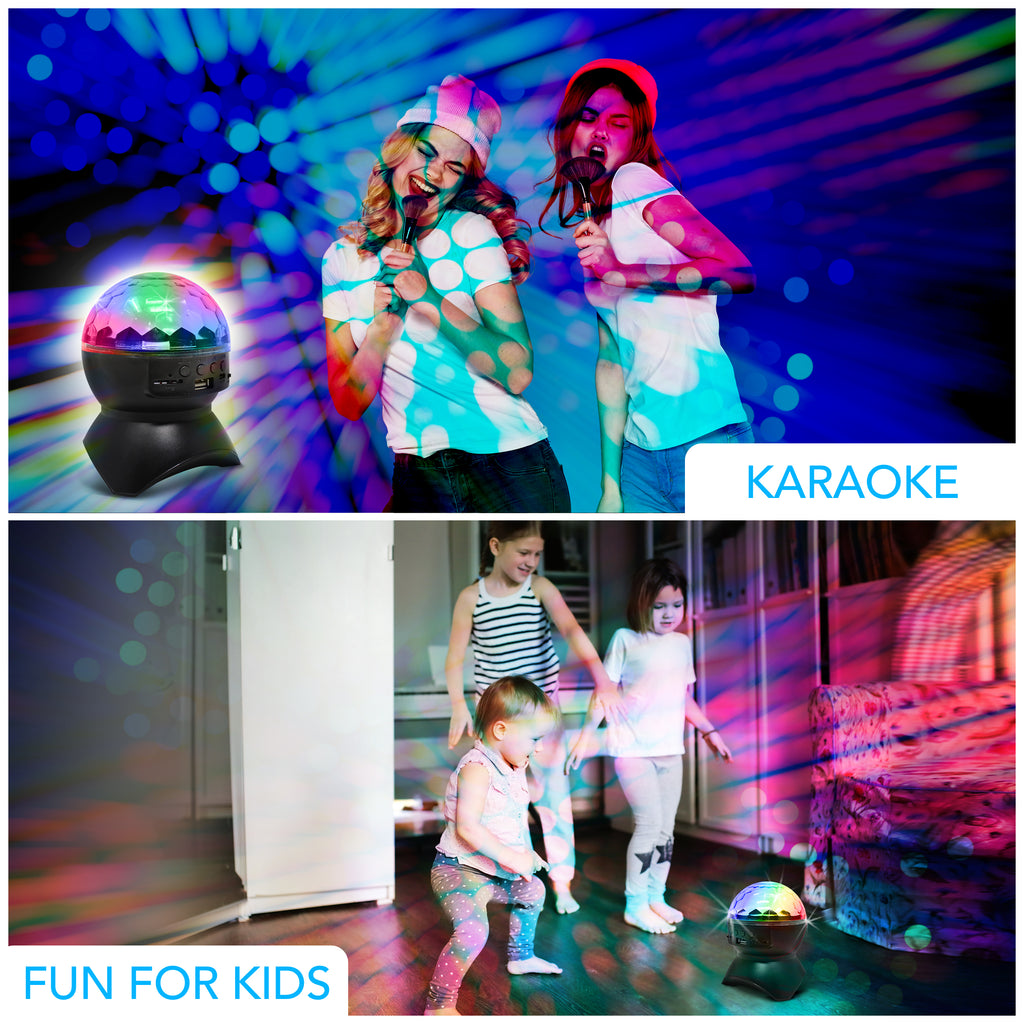 Tech Theory Illuminated Wireless Speaker Color Changing Disco Ball