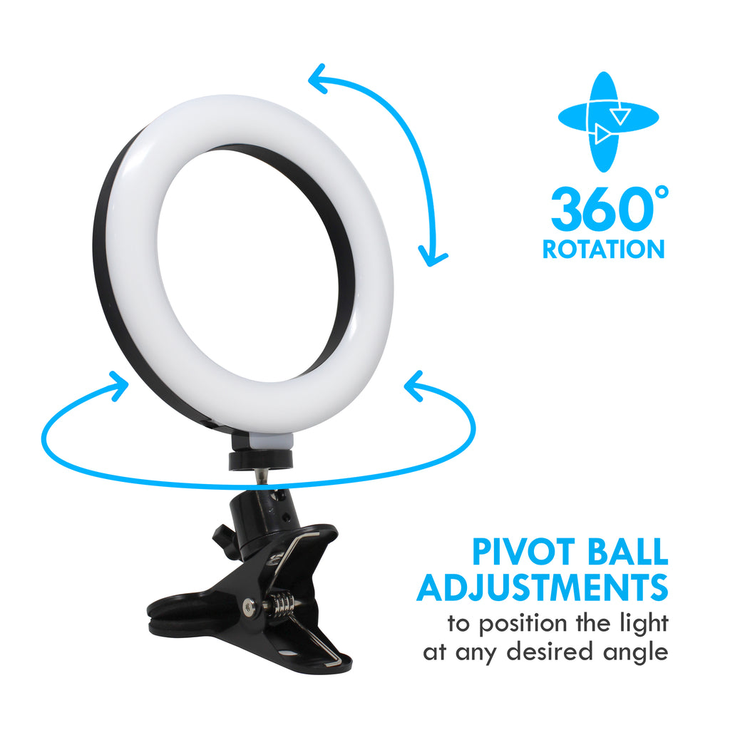 Tech Theory Universal 6 Inch Ring Light Clip