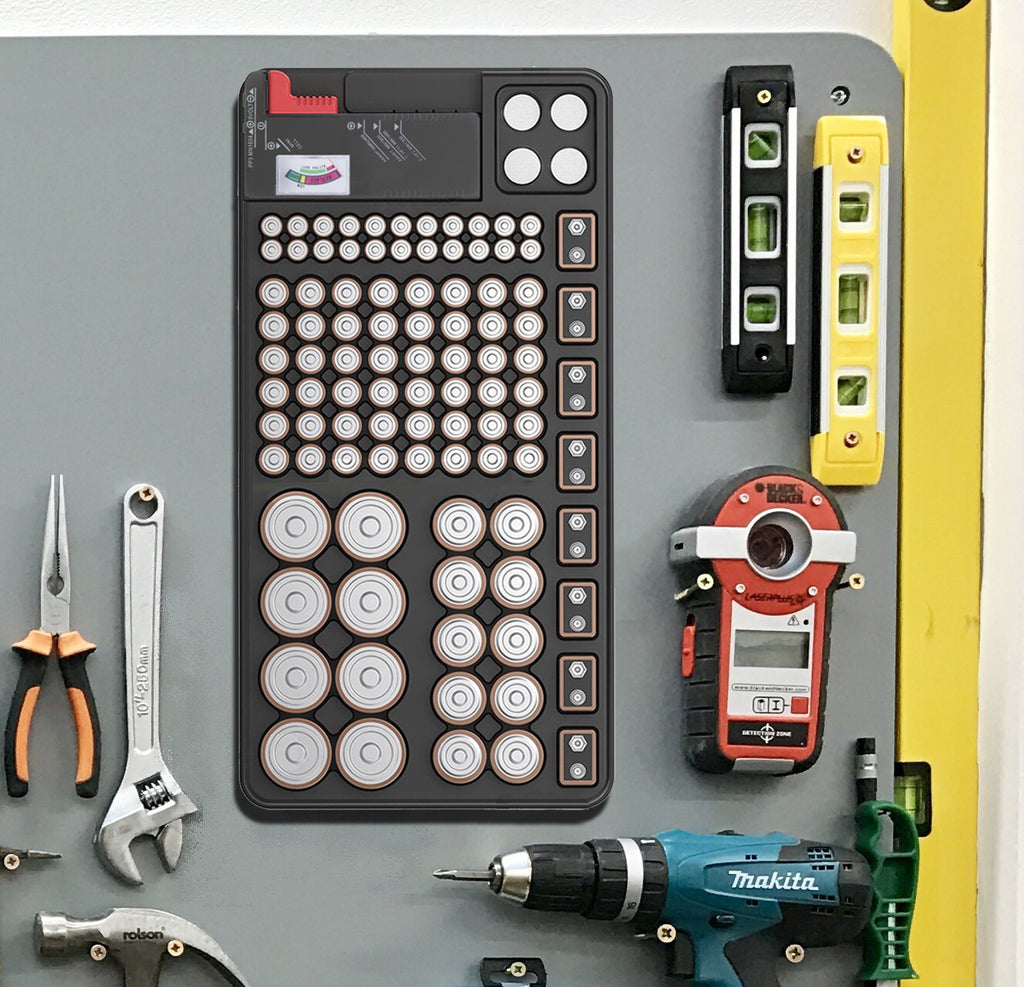 ZeroDark Battery Organizer & Removable Battery Tester
