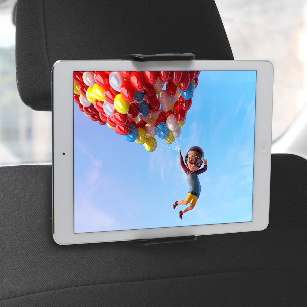 U-Grip Universal Headrest Mount for Phones & Tablets Black