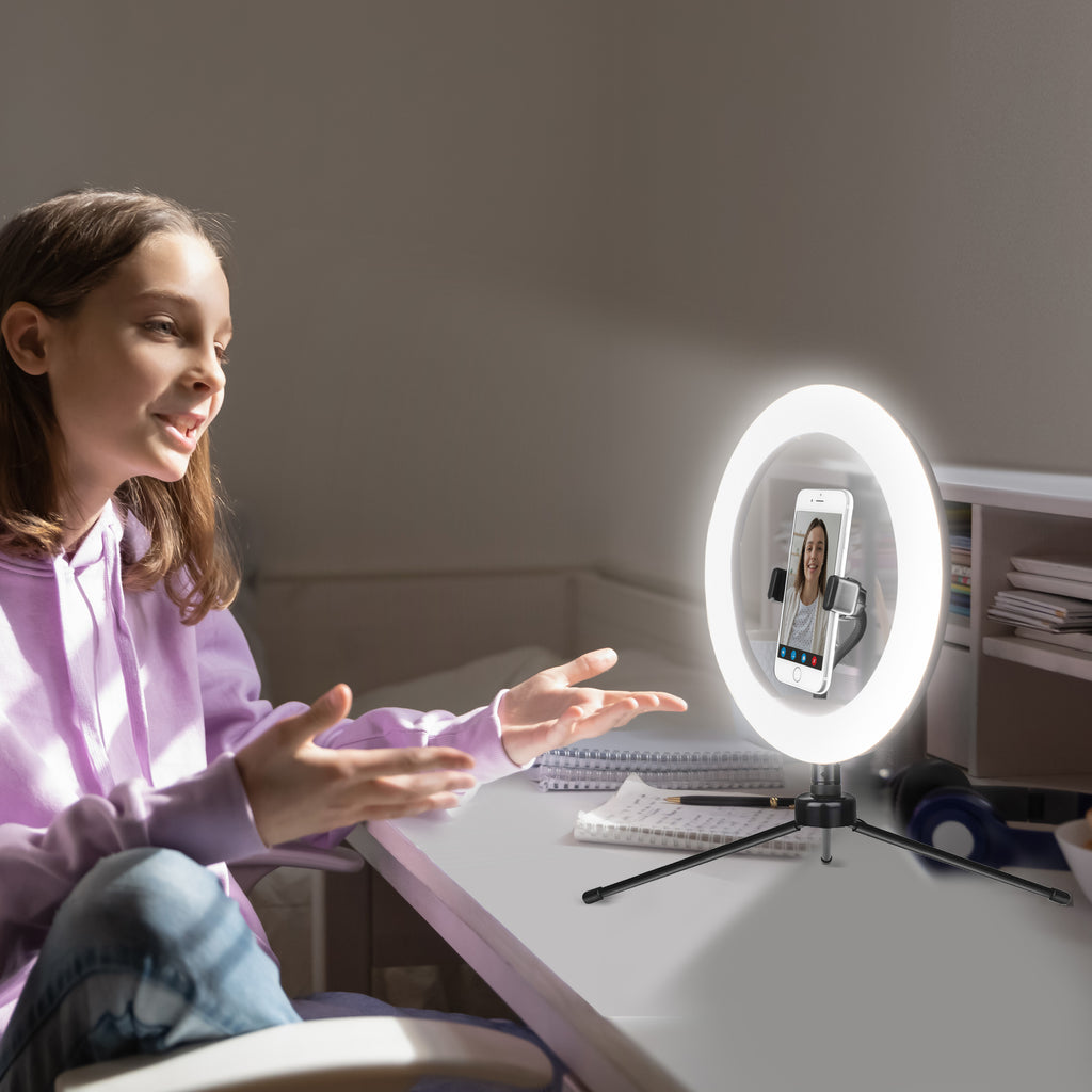 U-Stream Desktop Home Streaming Studio w/ 10" Ring Light