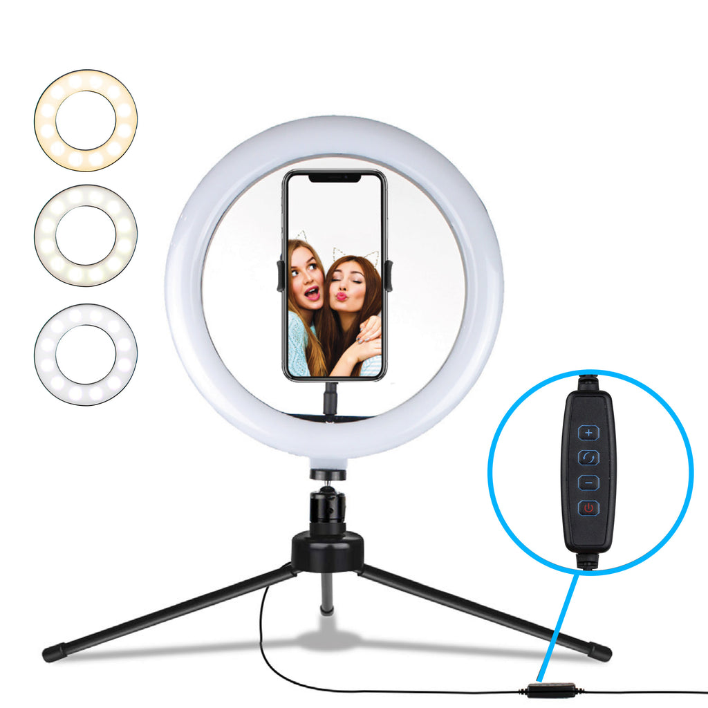U-Stream Desktop Home Streaming Studio w/ 10" Ring Light