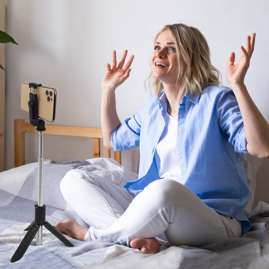 Aduro U-Stream Mini Selfie Stick Tripod w/ Wireless Remote