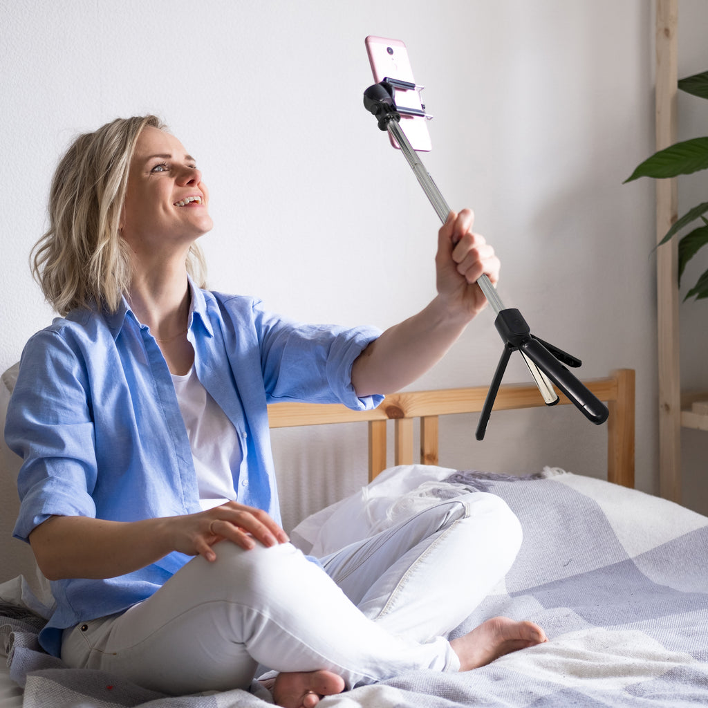 Aduro U-Stream Mini Selfie Stick Tripod w/ Wireless Remote