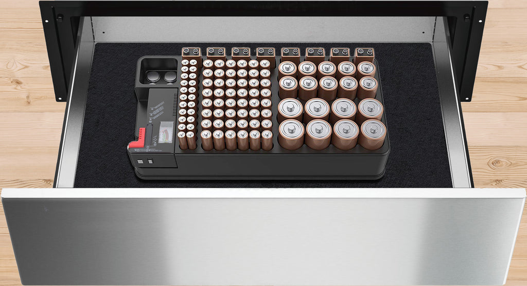 ZeroDark Battery Organizer & Removable Battery Tester