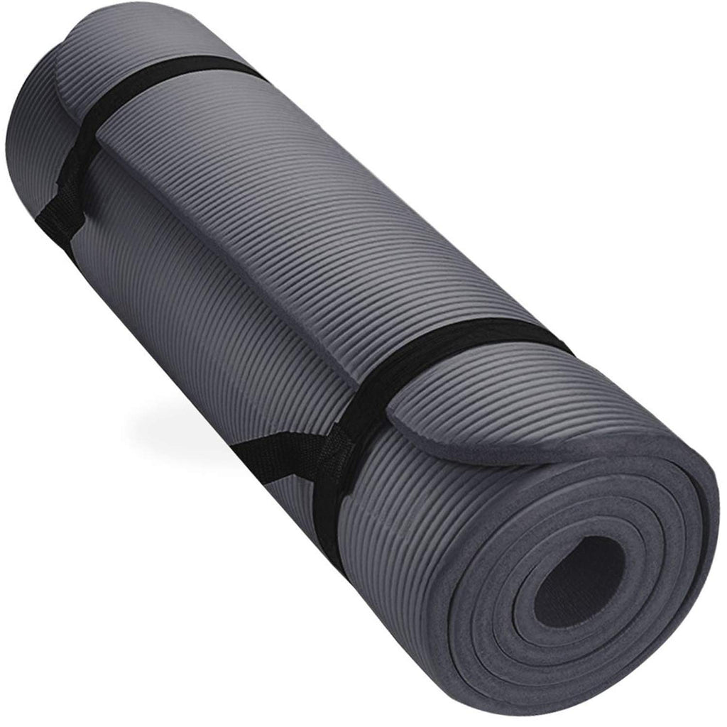Aduro Sport Yoga Workout Mat, 1/2-Inch Extra Thick Yoga Foam Mat