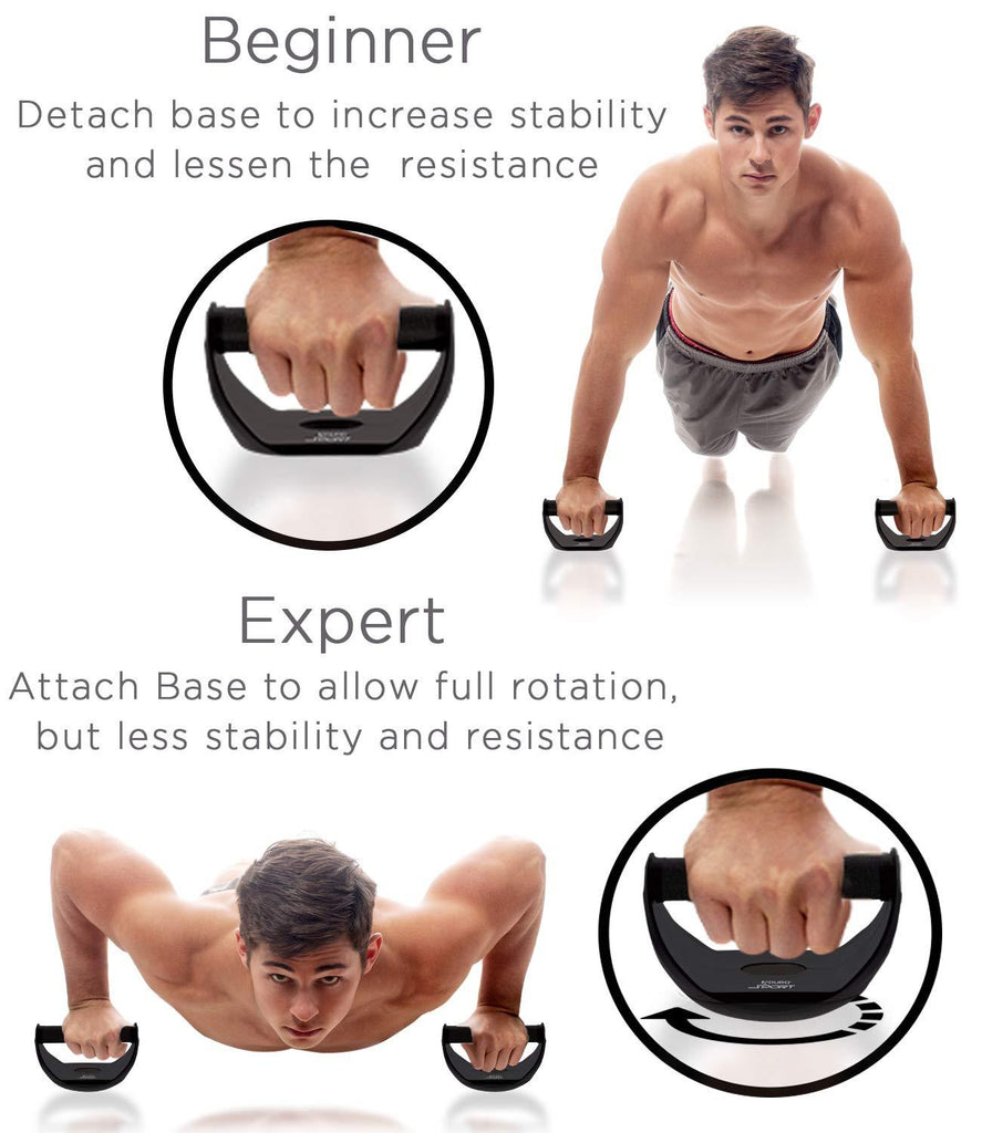 Aduro Sport Push Up Twisting Ball Shaped Stands Perfect Pushups