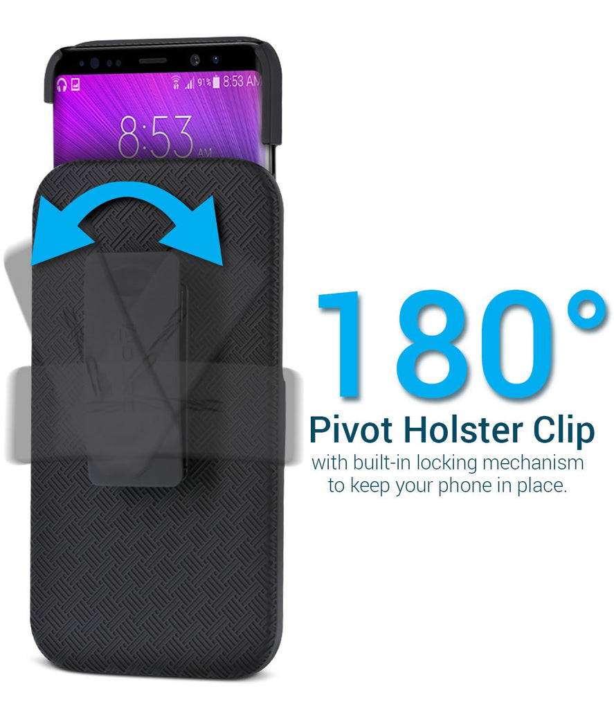 SHELL & HOLSTER COMBO CASE: Samsung Galaxy Note 8