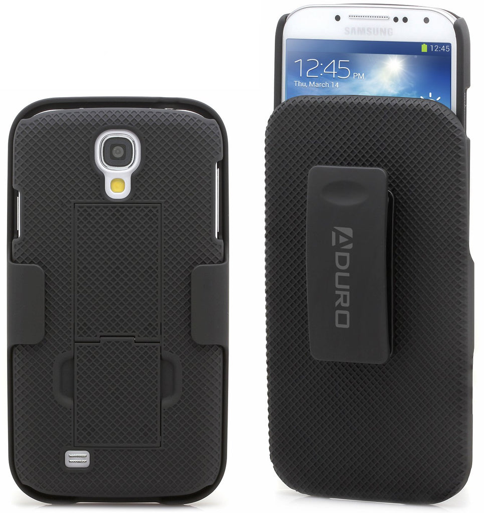 Aduro Galaxy S4 COMBO Shell & Holster Case Super Slim Shell Case