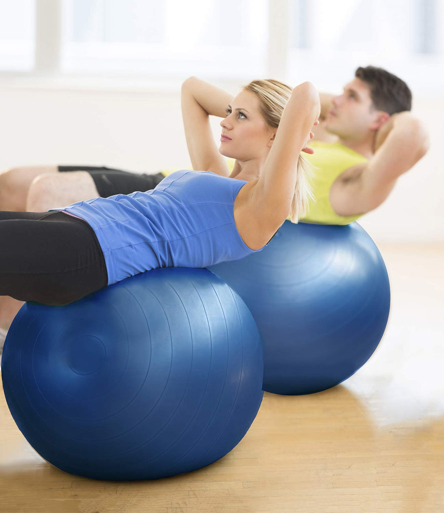 Aduro Sport Yoga Exercise Ball 55/65/75cm Workout Fitness Ball Chair