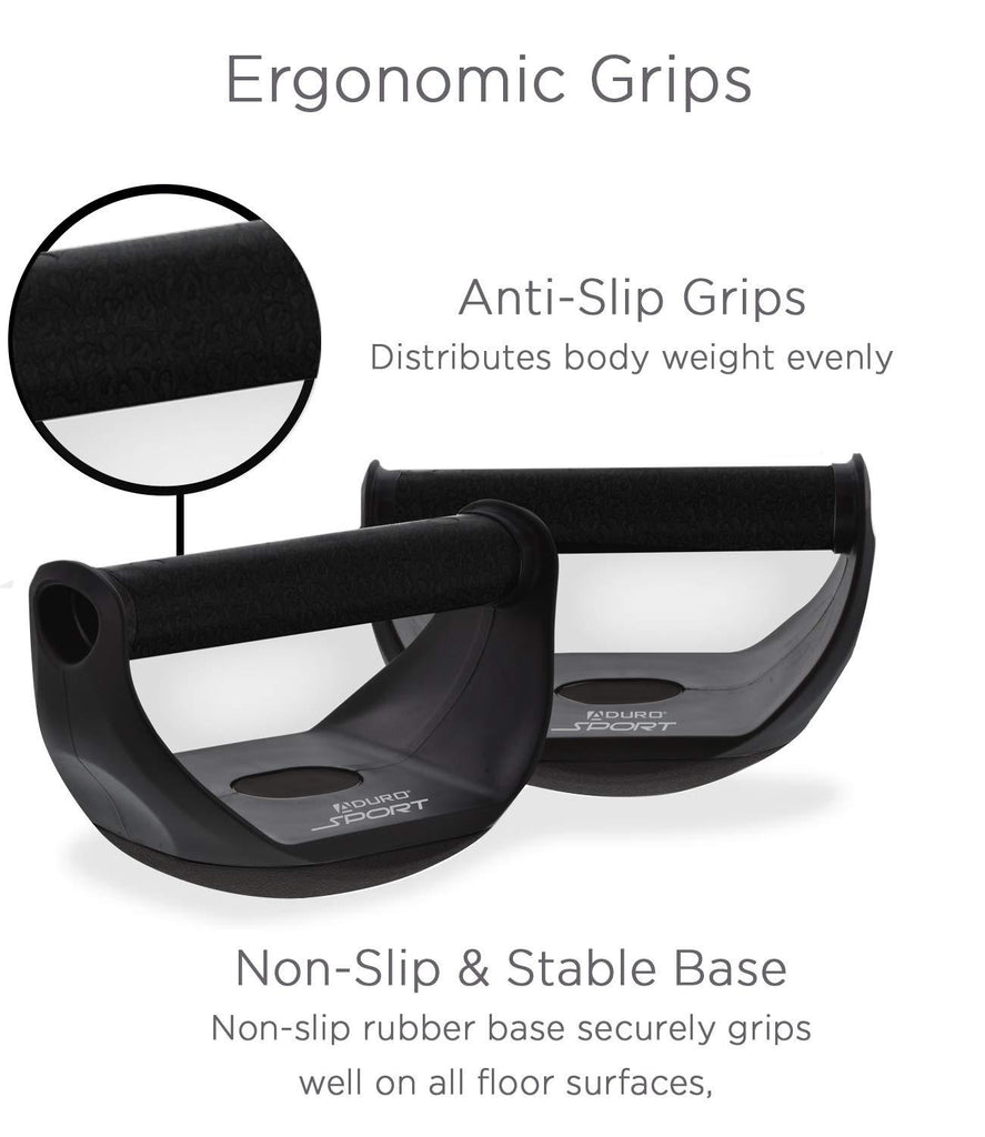 Aduro Sport Twisting Ball Shaped Stands Perfect Pushups